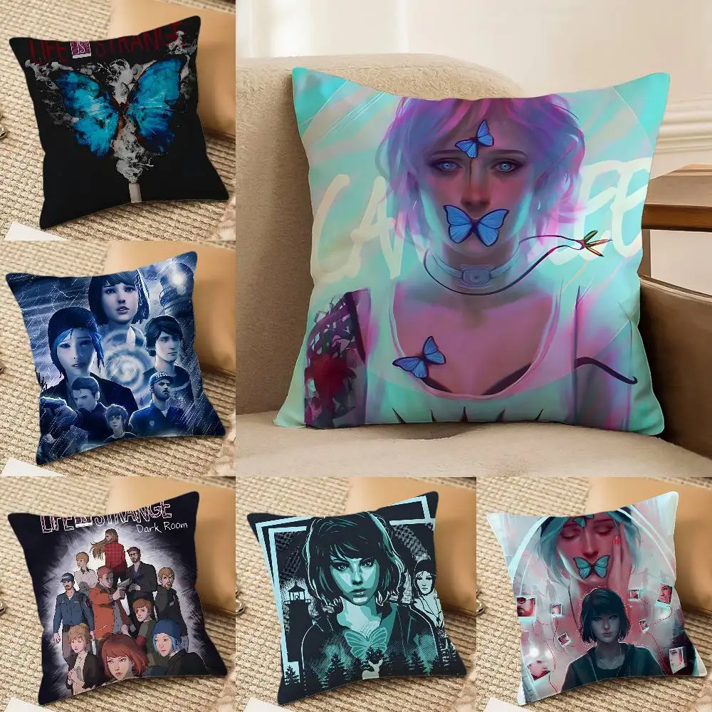 

Girl Love L-Life is Strange-MT Pillow Case Printing Pillowcase Living Room Sofa Cushion Cover Bedroom Room Decor