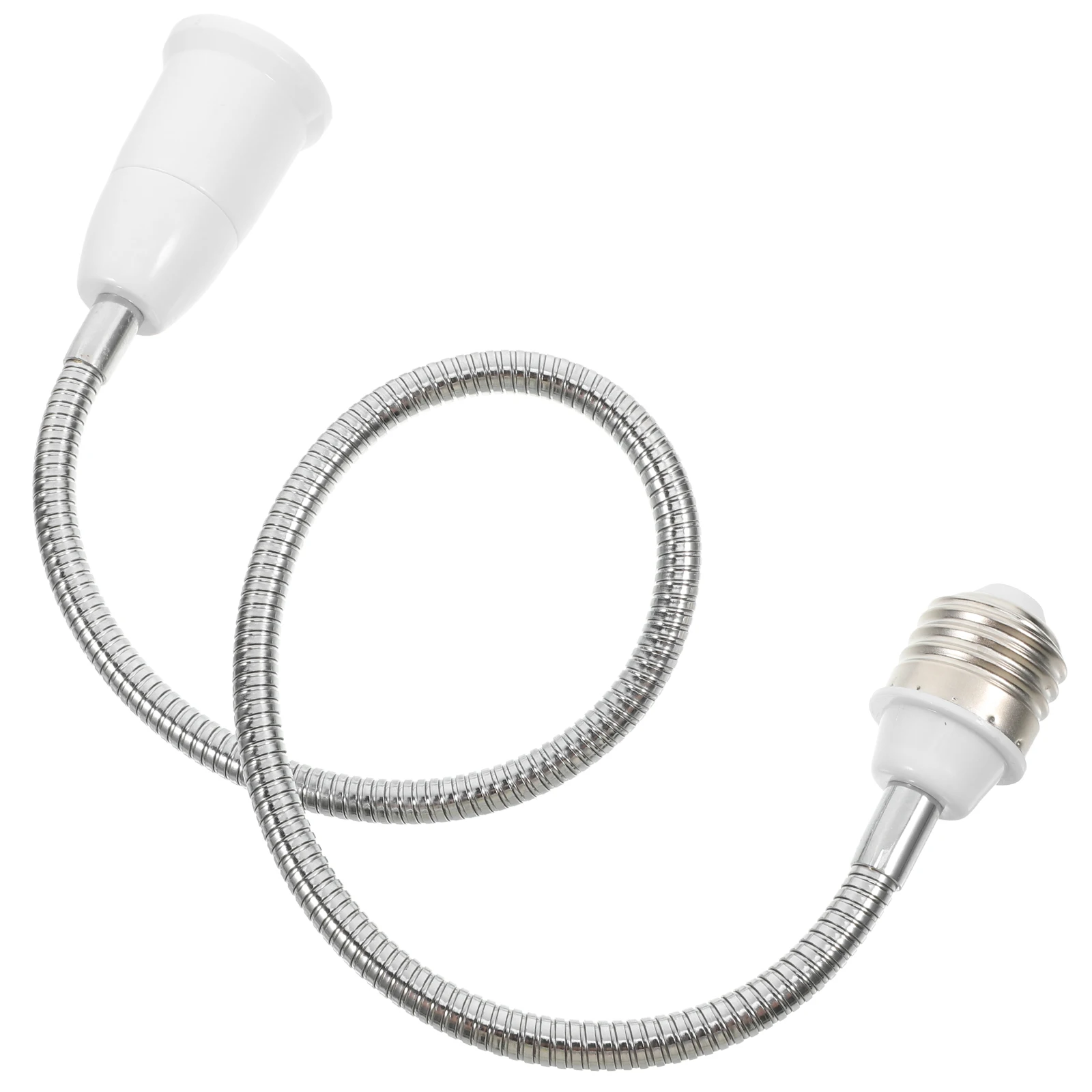 

E27 Lamp Holder Converter with Flexible Hose Multi Angle Light Socket Adapter for Home Commercial Use Electric Extender