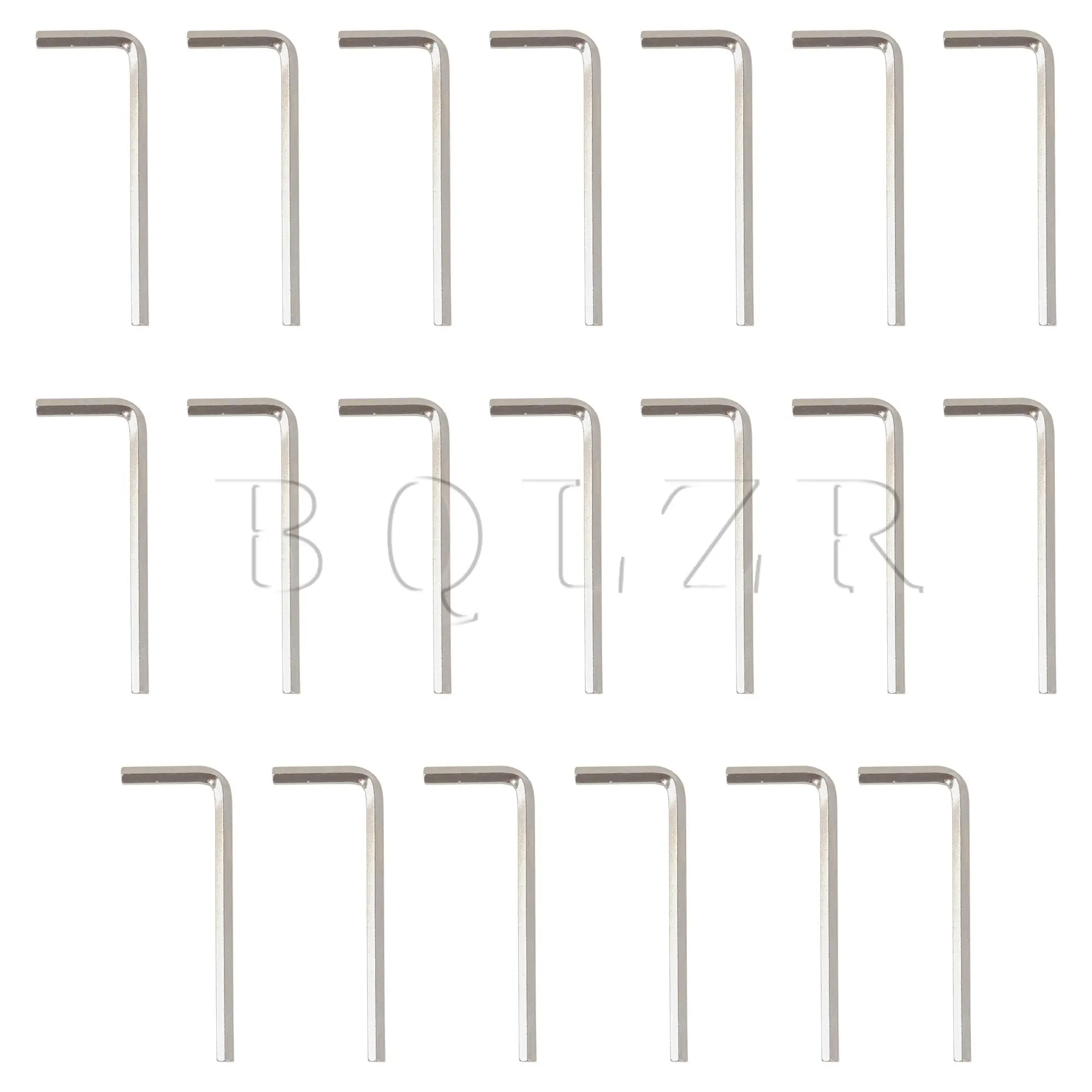 BQLZR 20Pcs Hexagon Key Wrench Set L Shape Repair Tools 4mm Dia for M5 Screw