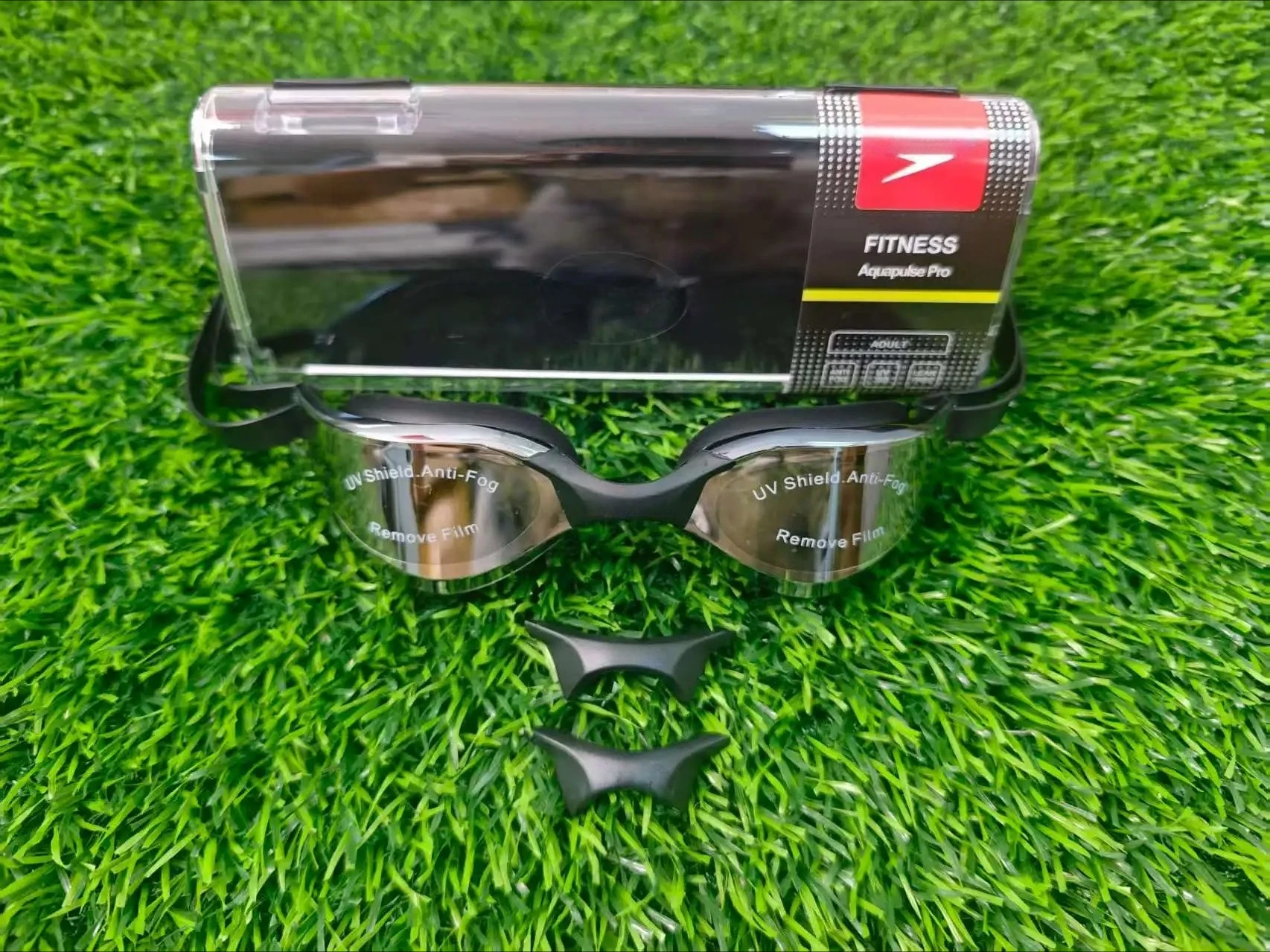 

2026 Unisex HD Clear Anti-Fog Swimming Goggles Waterproof Mirrored Coating Professional Racing Swim Glasses For Adults