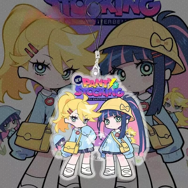 

Аниме трусики-чулки с периферийными устройствами с подвязками, новый ремешок для телефона, трусики, фигурка, акриловый брелок, чулок-автоматый аксессуар, игрушки