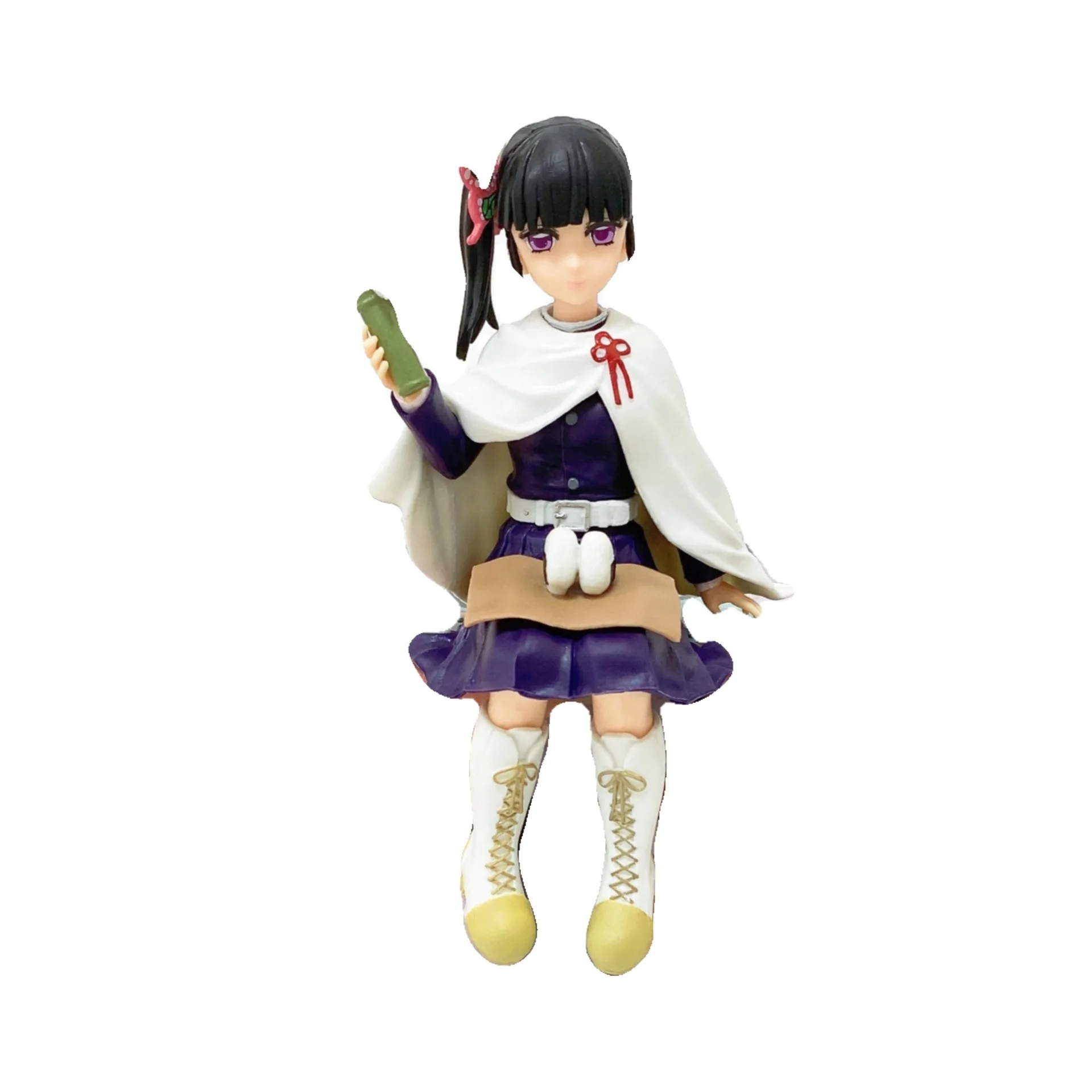 Anime Demon Slayer Figure Tanjirou Nezuko Zenitsu Inosuke Shinobu Mitsuri Giyuu Eat Rice Balls Kimetsu No Yaiba Action Figurine
