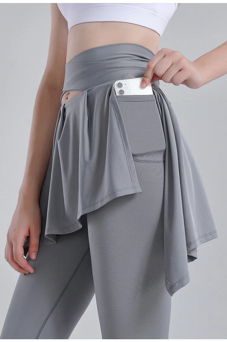 Women's Quick - dry Skirt - style Yoga Pants, Perfect for Running and Fitness 5