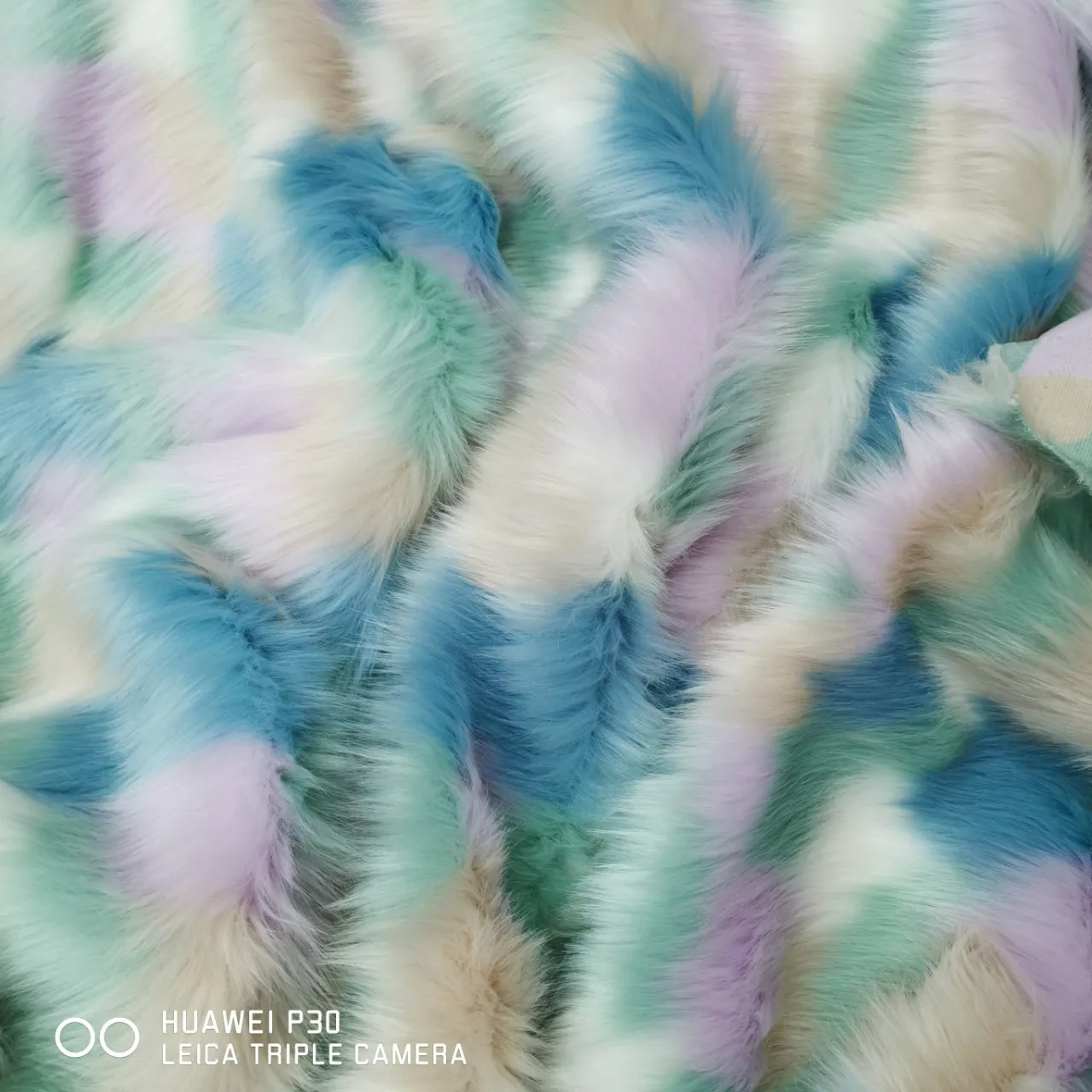 

1yard High-grade Jacquard Soft fox fur,colorful felt cloth,Plush carpet mats fabric,DIY handmade faux fur fabric