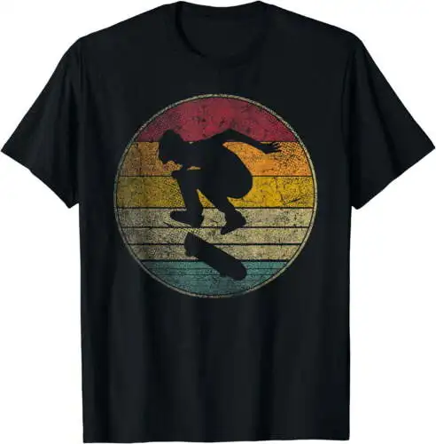 Skateboard Skater Skating Vintage Distressed Retro Boys T-Shirt