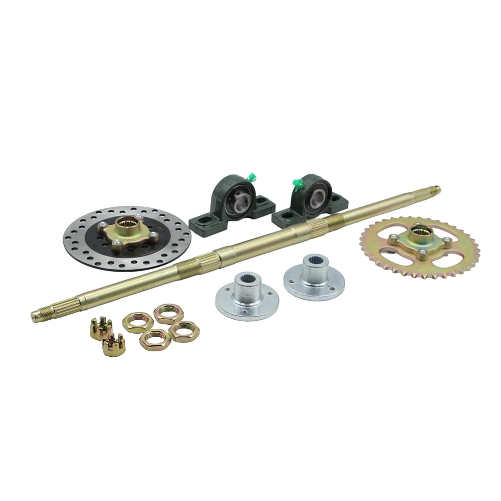 610mm 17T-23T complete rear axle kit with sprocket hydraulic brake disc for 50cc 110cc ATV four-wheel go-kart off-road vehicle - view 6