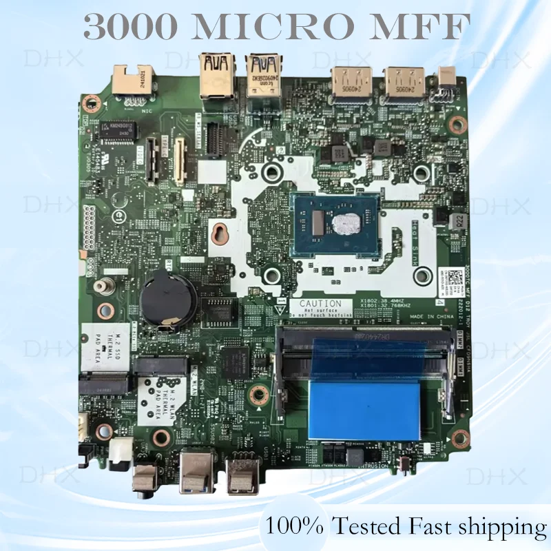 For Dell Optiplex 3000 Micro MFF Motherboard Intel Socket LGA1700 057FFP 57FFP 09CKT0 9CKT0 0PW9RR PW9RR DDR4 Tested Full work