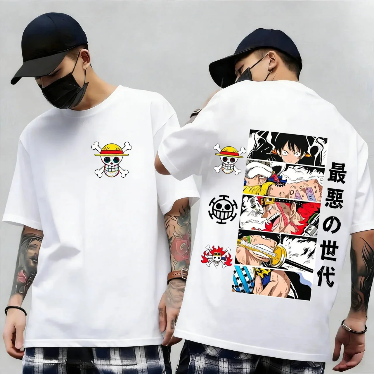 One Piece Anime T Shirt Men Women Cotton Short Sleeve Tee Tops 2026 Summer Luffy Zoro Sanji Graphic Print Streetwear Casual Y2k