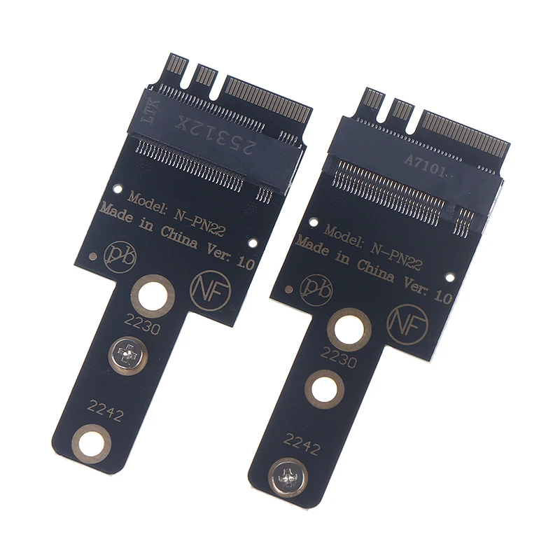 M.2 A+E To NVME SSDs Adapters M.2 WIFI Interfaces A+E To M PCIE4.0 Risers Card With Bracket For 2230 NVME SSDs