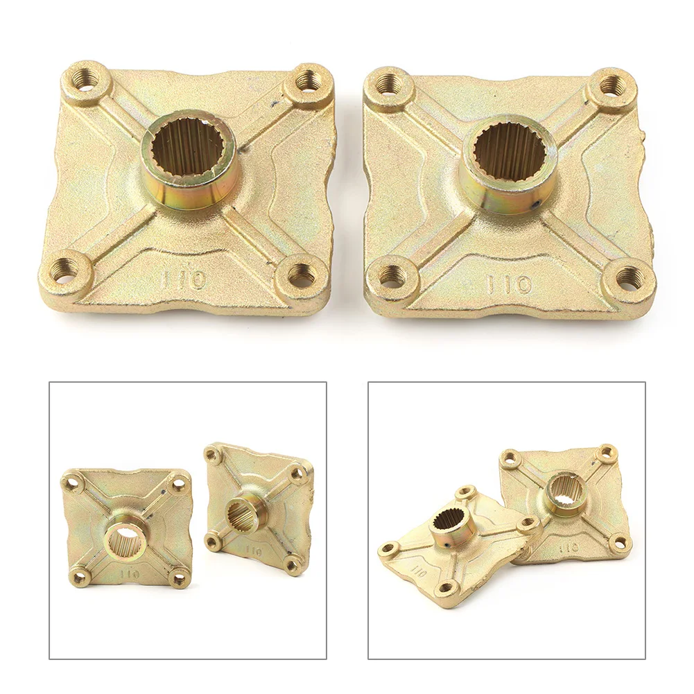 23 Tooth Spline 4 Stud Wheel Rear Axle Hub For 150cc 200cc 110cc Quad Dirt Bike ATV Dune Buggy Go Kart 2Pcs