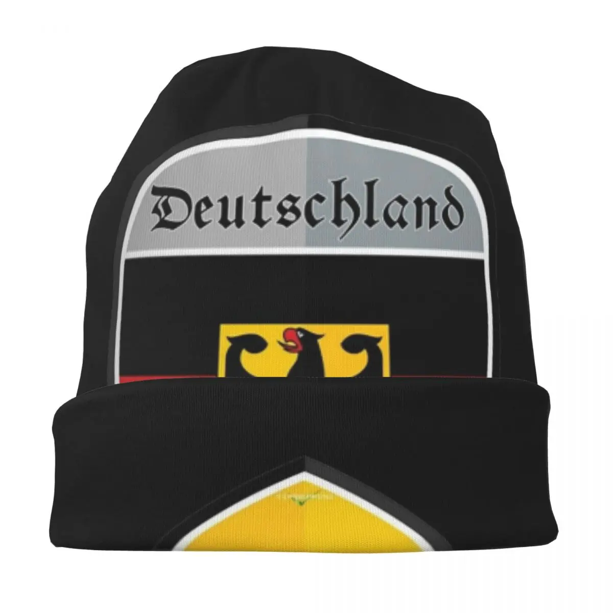 Germany Deutschland German Deutsch Shield Skullies Beanies Hats Motorcycle Cool Ski Caps Warm Thermal Elastic Bonnet Knitted Hat