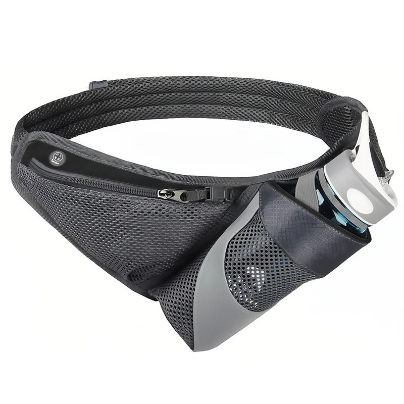 Running Belt with Water Bottle Holder Sports Waist Fanny Pack for Phone Wallet Cycling Runners Essentials Accessories