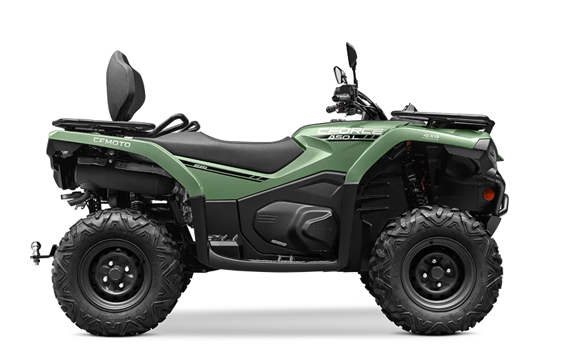 CForce 450L ATV all terrain vehicle CF Moto 4x4 adventure car off-roading THE RUGGED BEYOND 17L 400cc