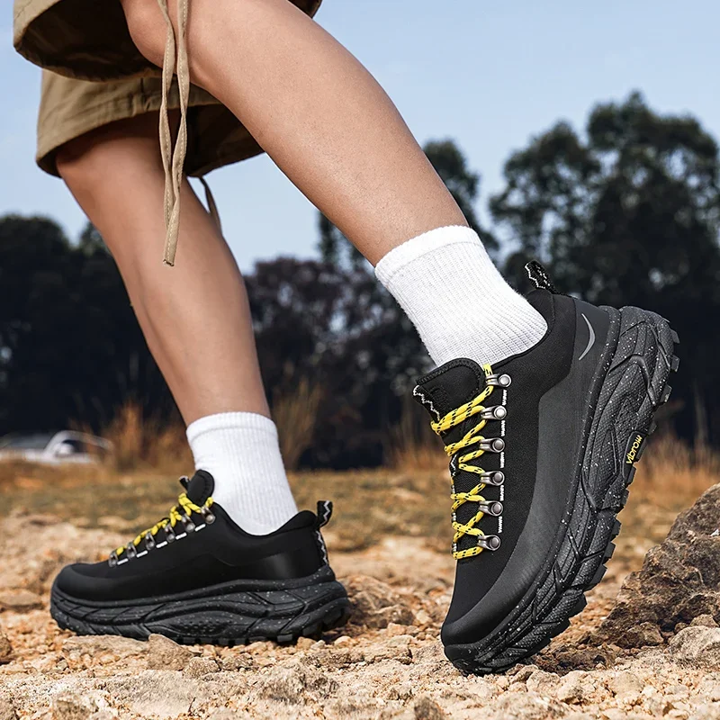 

New Men Tactical Boots Desert Work Climbing Shoes Size Plus Safety Training Military Motorcycle Outdoor Army Brand Hiking Shoes