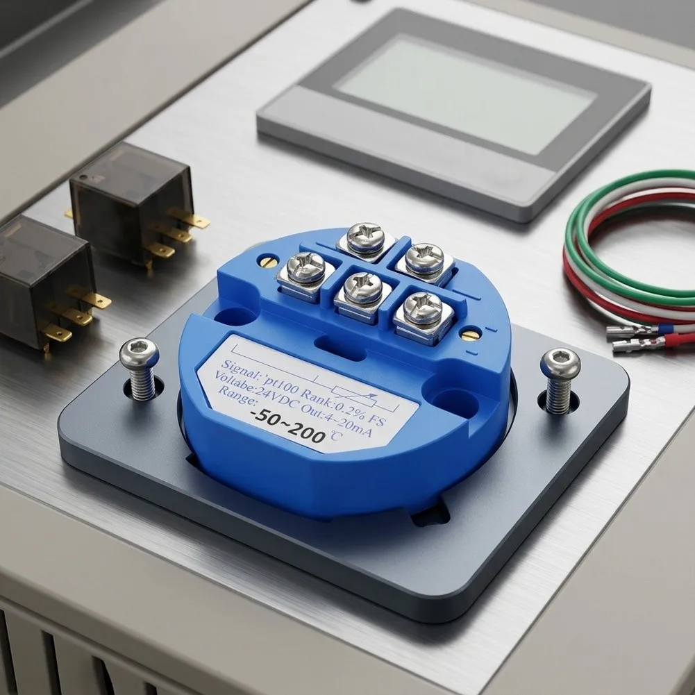 Industrial Temp Monitor PT100 Temperature Transmitter For Precise Temperature Monitoring Precise Temperature Measurement