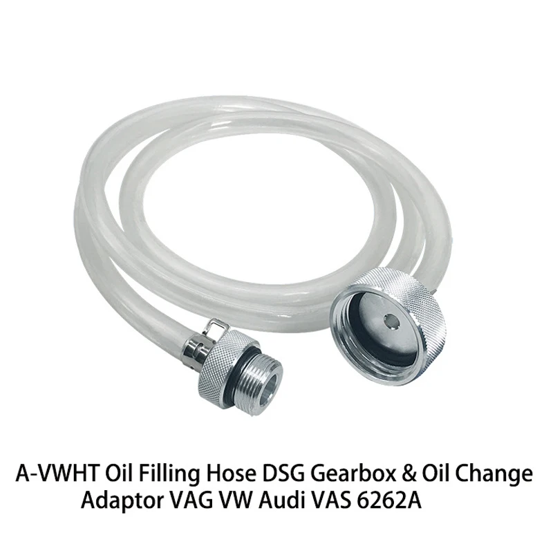 Шланг для заправки масла для VAG DSG VW Audi Комплект для замены масла коробки передач, совместимый с VAS 6262A В комплект входит адаптер для замены масла
