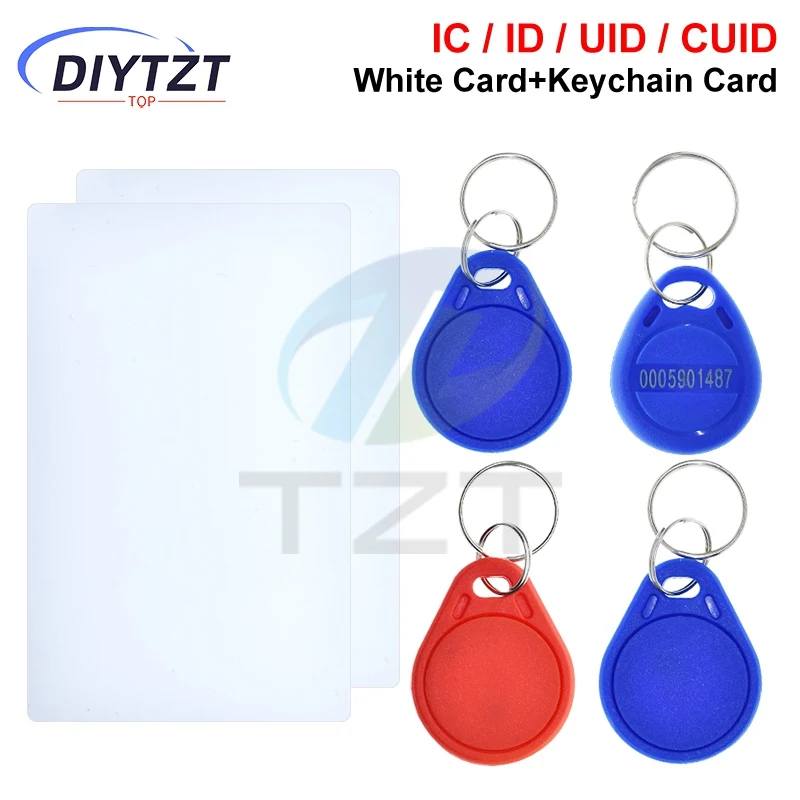 RFID riscrivibile 13,56 MHz CUID UID IC / 125 KHZ ID Carta vuota Clone Token Tag Chiave / Carta bianca Copiabile Modificabile Smart IC Card