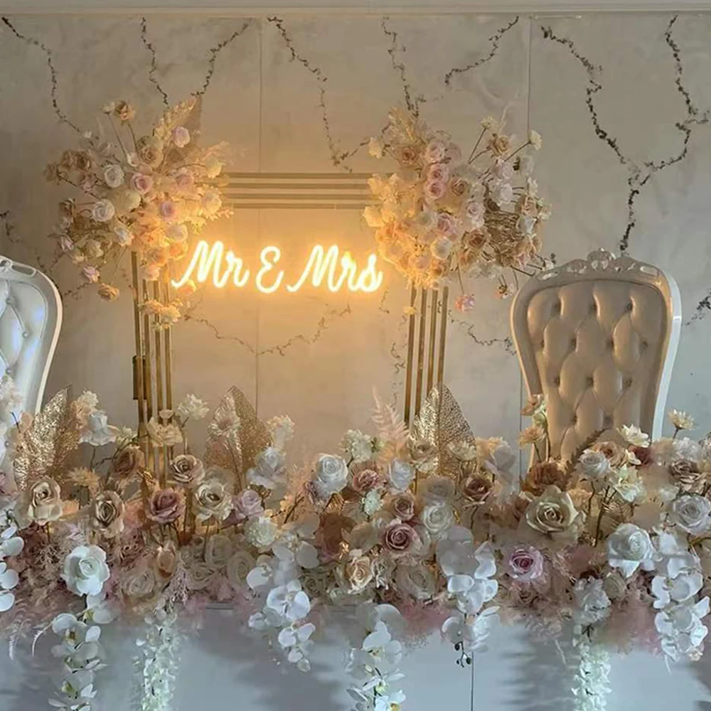 Mr & Mrs Wedding Neon Sign 56 x 18 cm Reception Wedding Decorations Wedding Decor Wedding Gifts Wedding Light Neon Sign Wedding