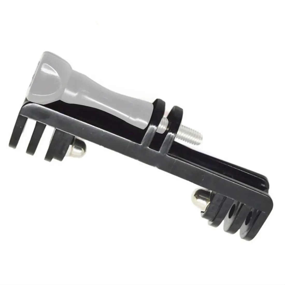 พลาสติกขายึดแฟลชขาตั้งกล้องคู่ฐานสำหรับ Gopro Hero 10 9 8 7 6 Eken Action กล้องสำหรับใต้น้ำ LED Light Holder