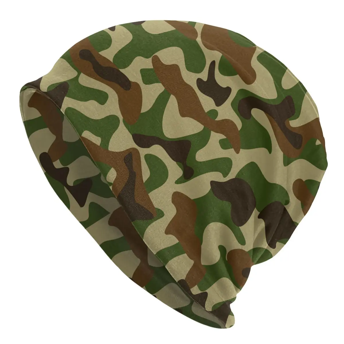 

Fashion Thin Hats Camouflage Brown Colors Bonnet Hipster Skullies Beanies Caps