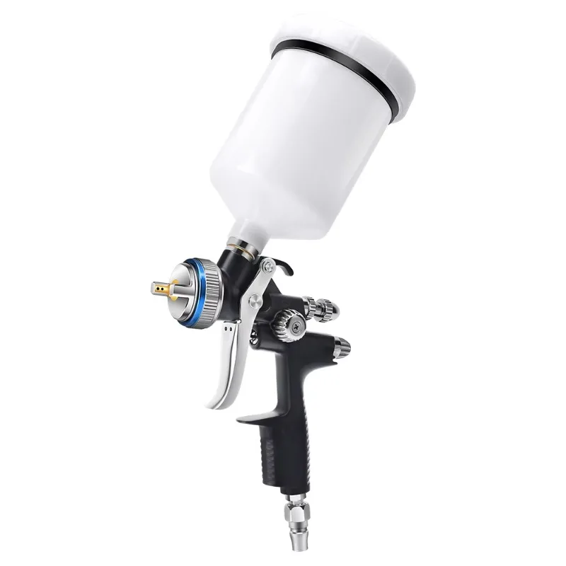 المصنع مباشرة 1.3 مللي متر فوهة HVLP بخاخ طلاء الهواء الصغير البخاخة هوبر الطلاء بندقية رذاذ للسيارات السوداء