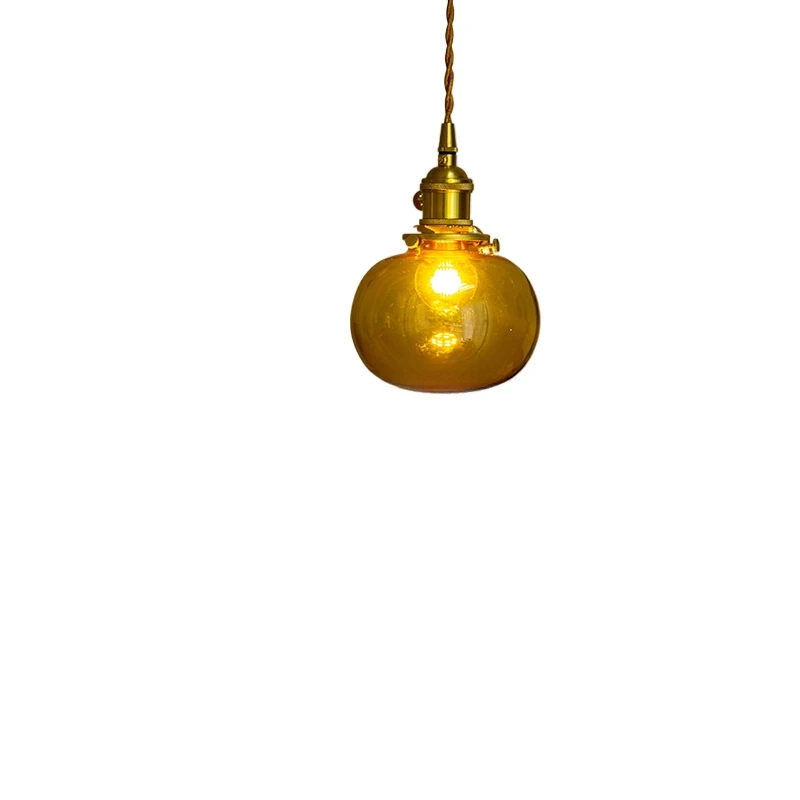 

Japanese retro handmade glass brass chandelier B & B bar chandelier decorative lamps