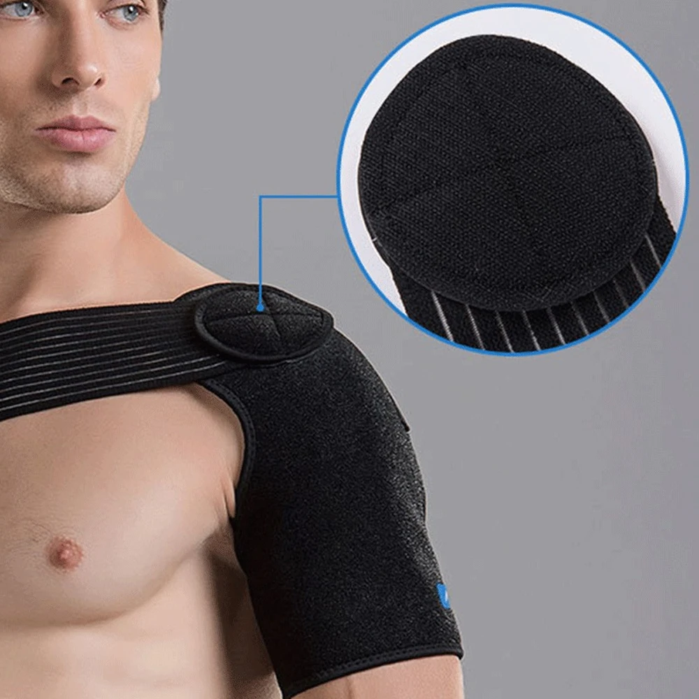 Sports Shoulder Brace Detachable Dislocated Shoulder Compression Support for Torn Rotator Cuff AC Joint Pain Tendonitis Orthosis