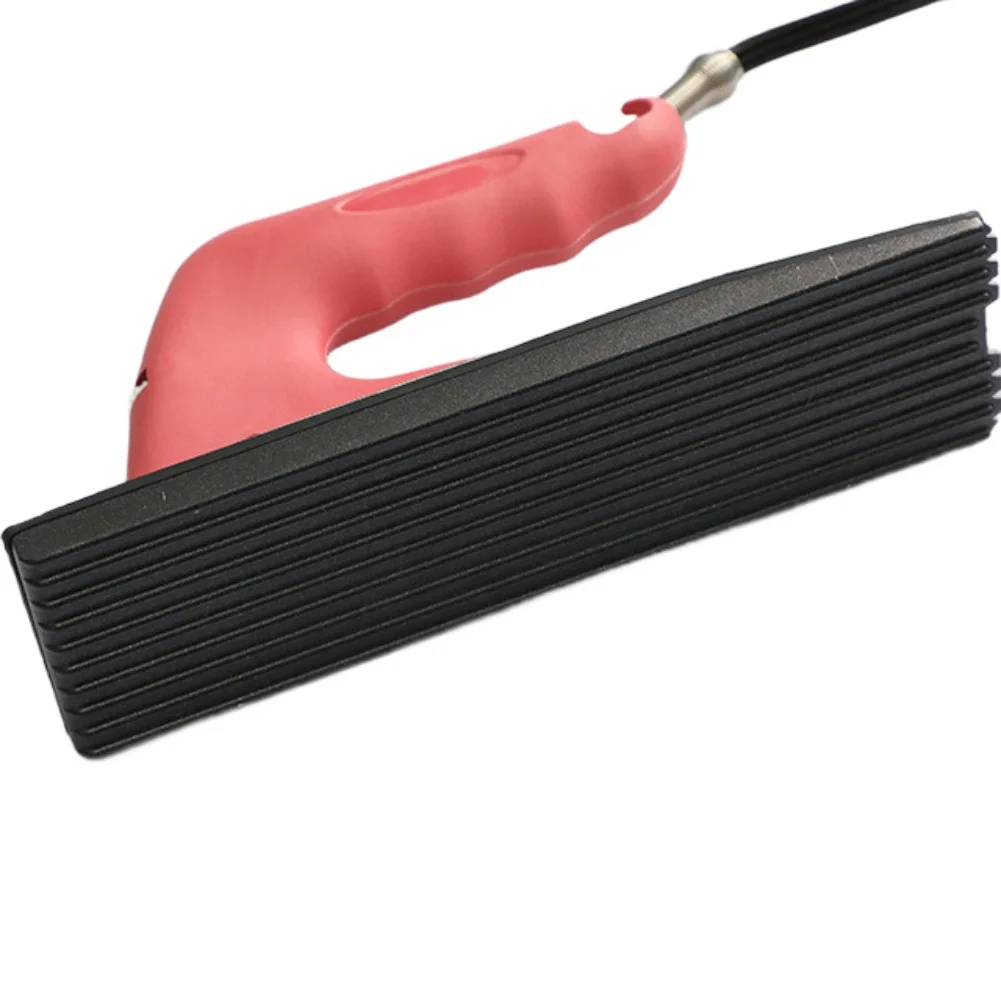 800W Carpet Seaming Iron 4 Heat Settings Non-Stick Grooved Base For Connecting Carpets Professional DIY Flooring Tool Red Silver