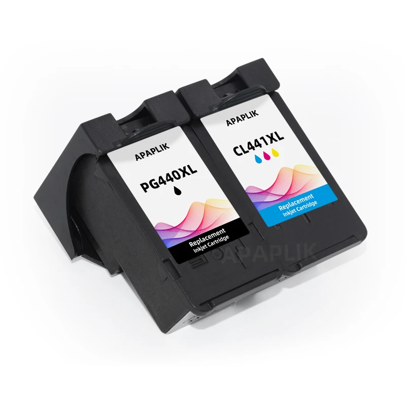 APAPLIK PG 440 PG440XL CL 441 Compatible Ink Cartridge for Canon PG440 CL441 440XL 441XL for Printer 4280 MX438 518 378 MX438