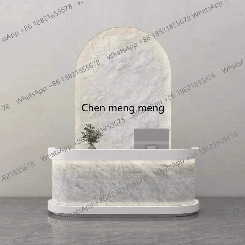 

F150furniture home church pulpit desk with drawers Checkout counter front desk reception counter console beauty salon counter of