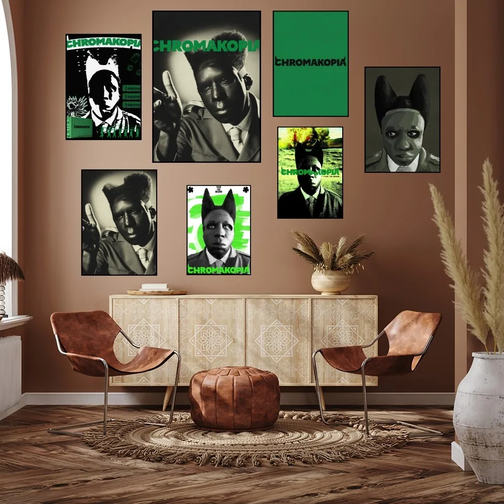 래퍼 타일러, 크리에이터 크로마코피아 포스터 프린트, 벽 그림, 침실 거실 장식, 사무실 소형