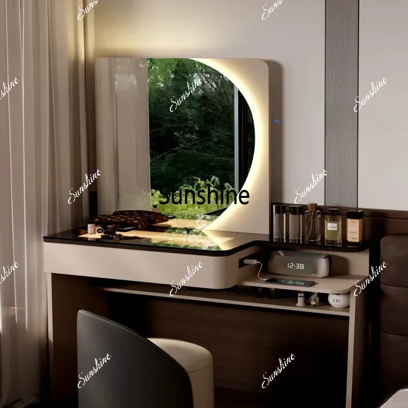 YYItalian dresser small bedside with socket light luxury modern style