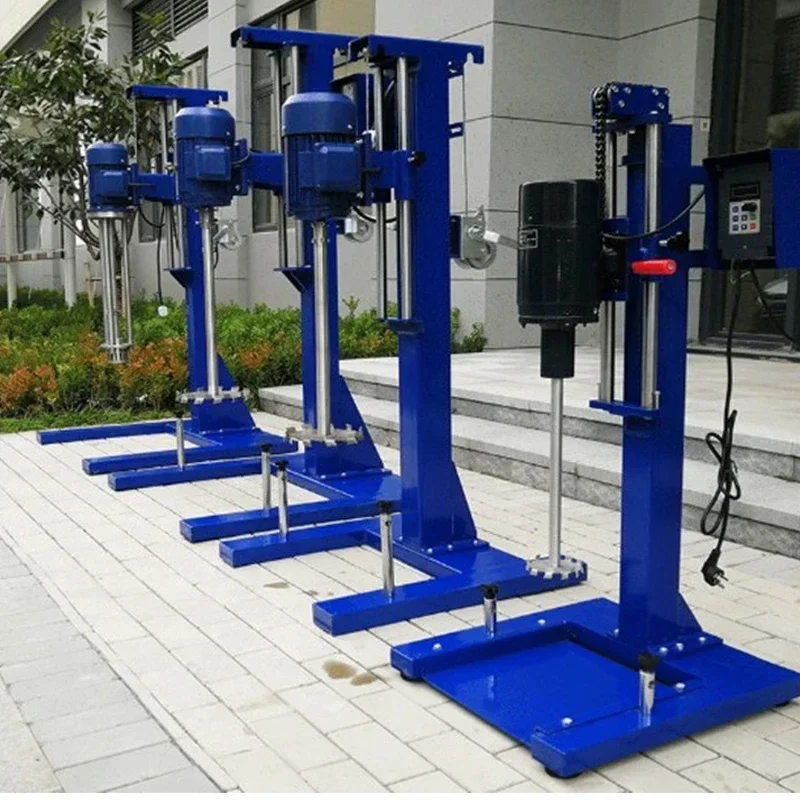 Portable 220v High Power Emulsion Mixer, Frequency Conversion Disperser, Paint And Ink Mixer, Laboratory Large Processing Shear