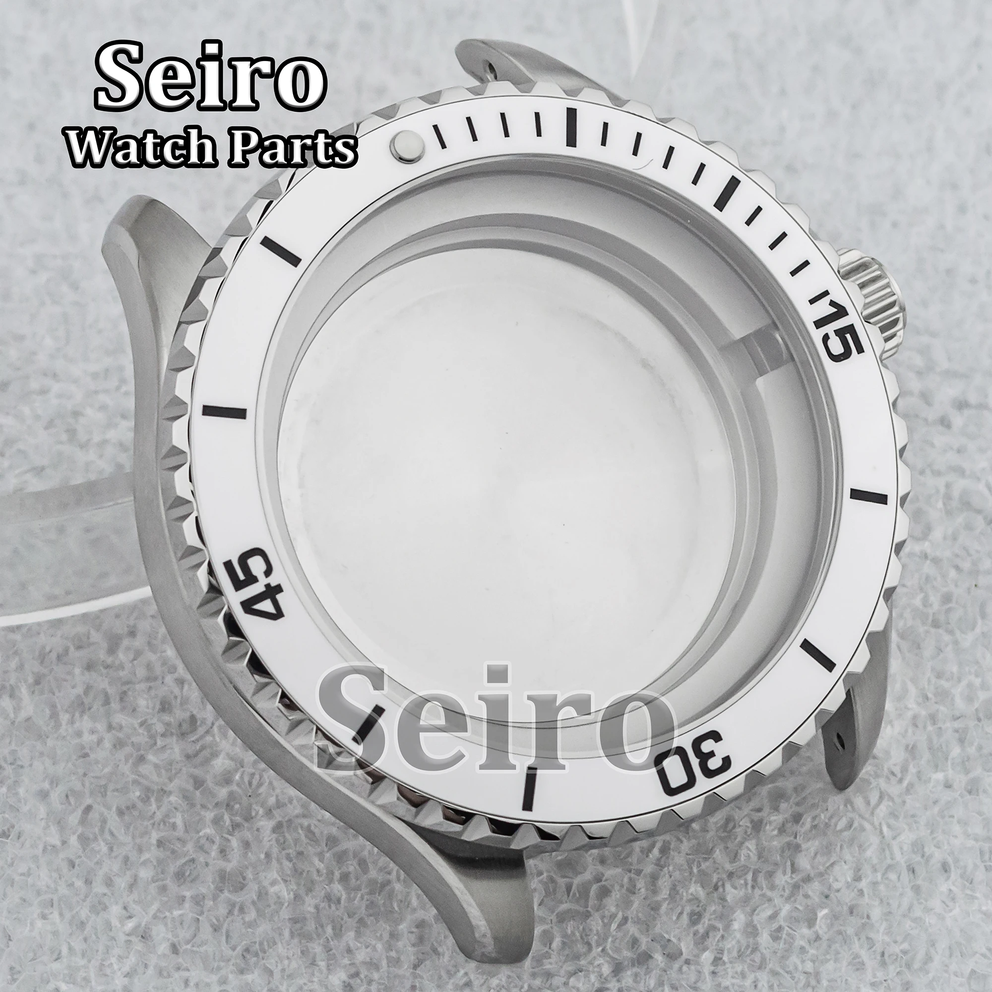 NH35 Case Dial for SUPEROCEAN 200m Waterproof Dive Watch Stainless Steel Sapphire Glass for NH35 NH36 Movement Watch Accessories