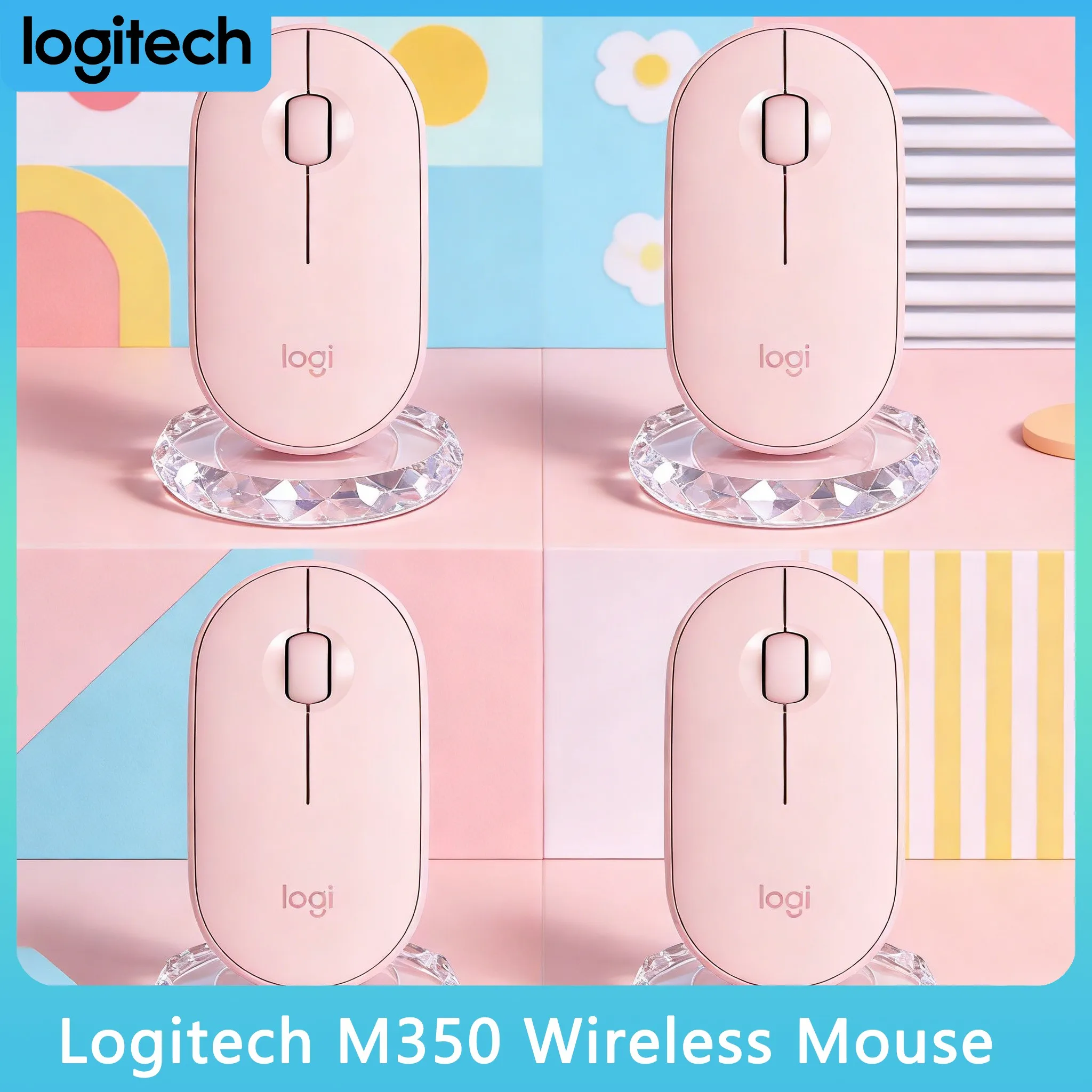 

Logitech M350 Pebble - Беспроводное подключение без задержек