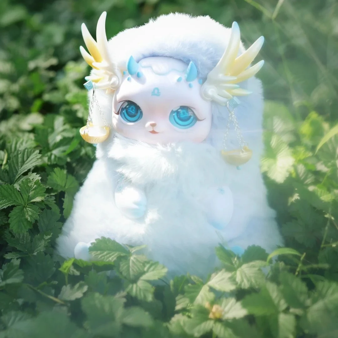 Mobostar Twelve Constellations Morning Dew Series Blind Box Vinyl Dolls Mystery Box Cute Action Figures Surprise Bag Pendant Toy