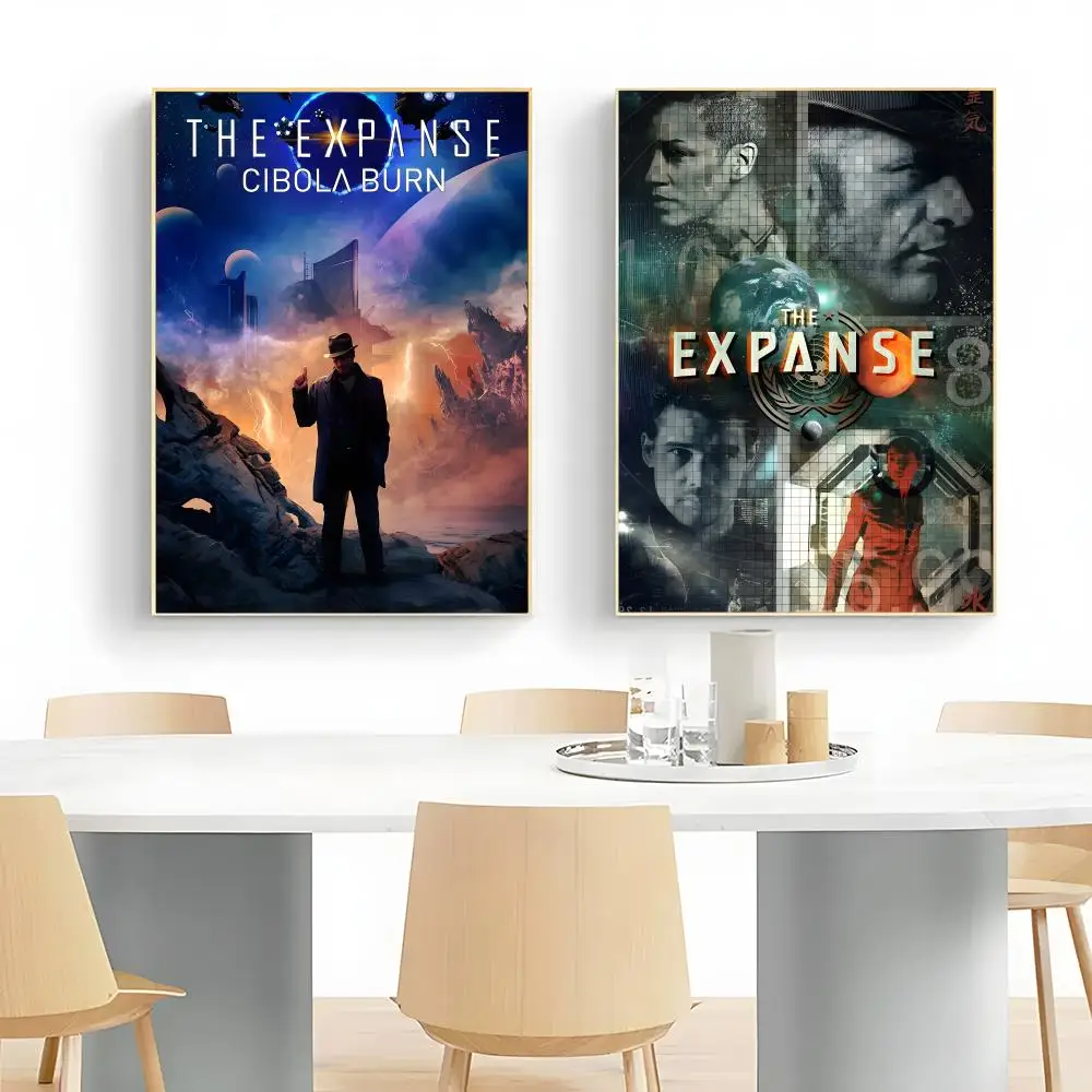 Sci-fi series The Expanse Poster Frameless Peel-and-Stick Removable Wall Art Print
