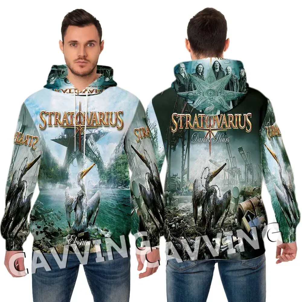 Stratovarius Band 3D Printed Fashion Hoodies Hooded Sweatshirts Harajuku Hoodies Sweatshirts Tops Clothing for Women/men