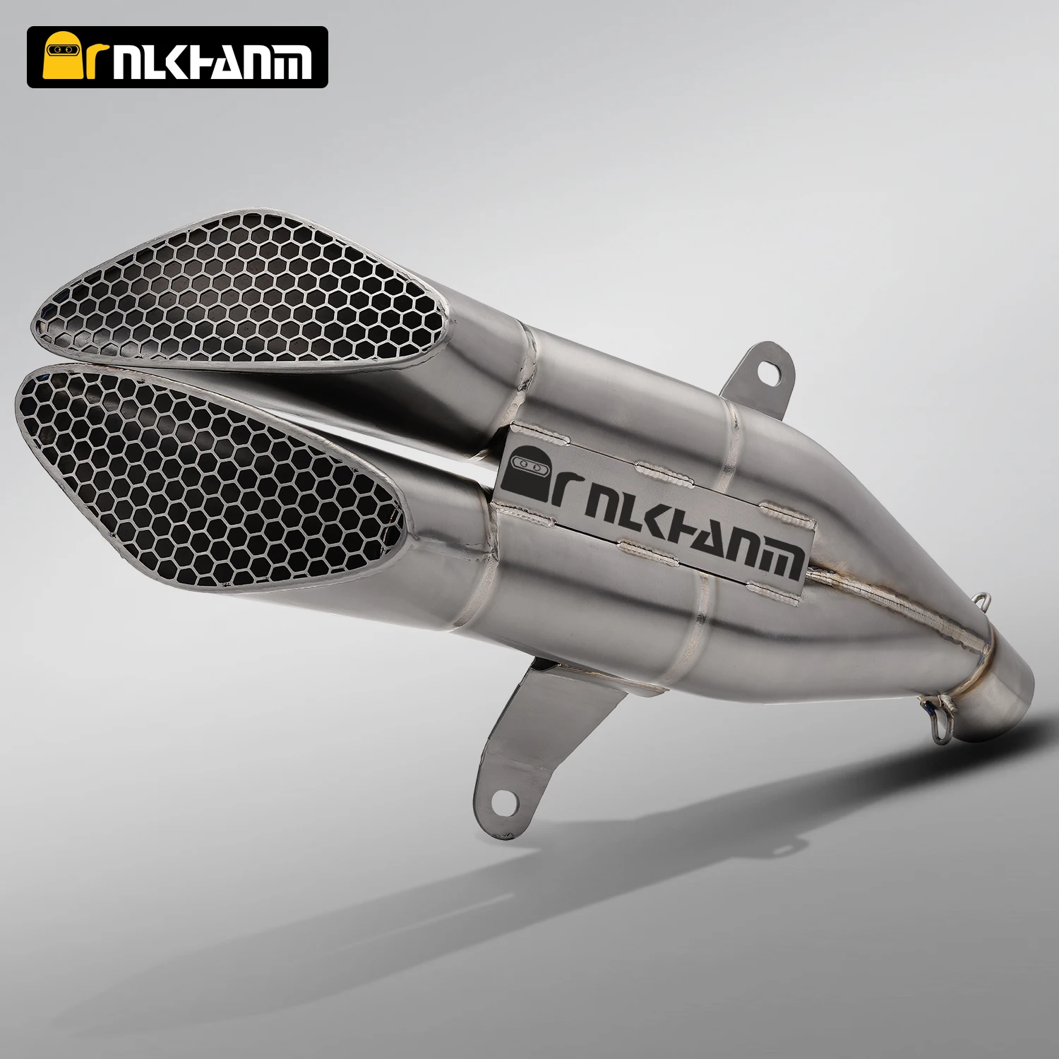 ZONTES 368D выхлопная система мотоцикла Ti. Модификация полного сечения из сплава с глушителем NlkHanm Gemini Escape для 368D-2025