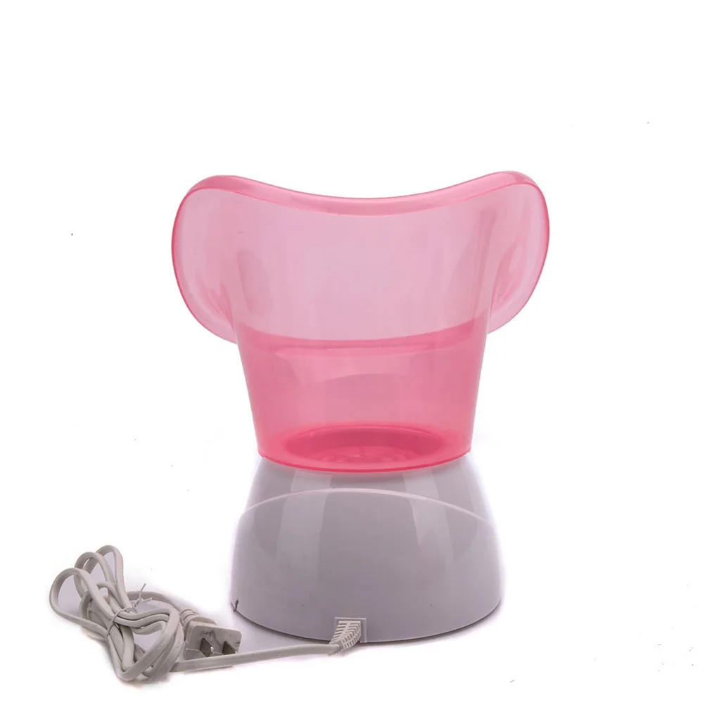 جهاز بخار الوجه 50 مل خزان ألومنيوم مضاد للصدأ 2-Level منظف المسام بالبخار إزالة الرؤوس السوداء أداة سبا الجلد الوردي #4