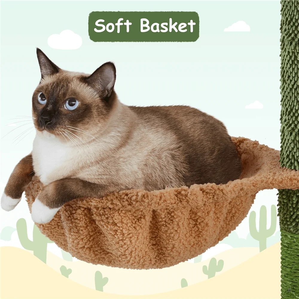 

1PC Modern Cat Tree Tower With Condo And Perch For Indoor Cats