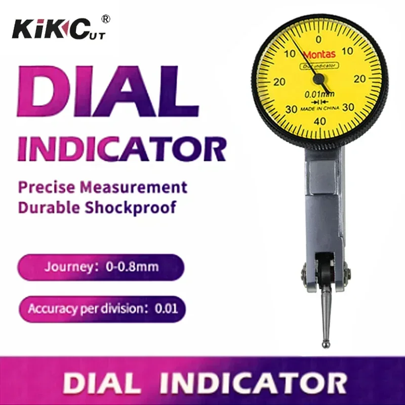 Lever Indicator Gauge CNC Dial Indicator 513-404 Analog Lever Dial Indicator Dial Accuracy 0.01  Measuring Tool