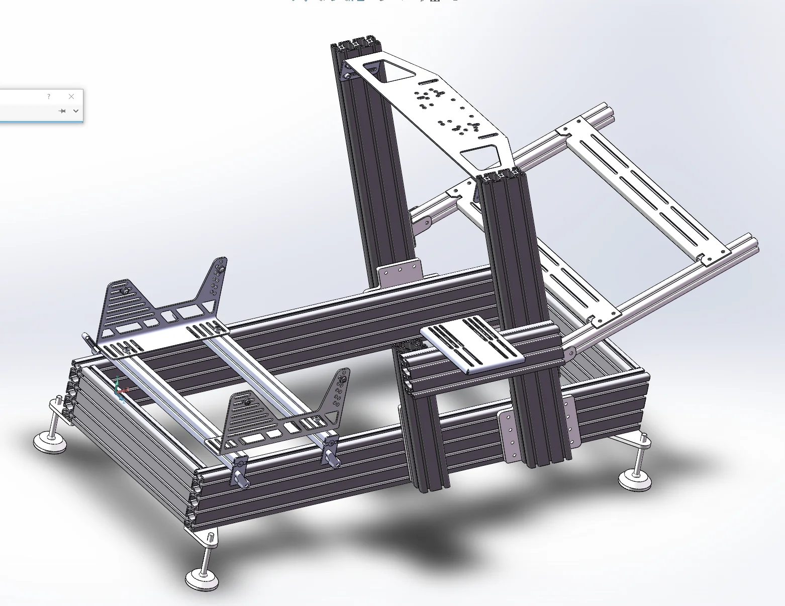 6063 Aluminum Extruded Profiles 40160 Elite Simulator Base Pro Car Driving Sim Racing Cockpit