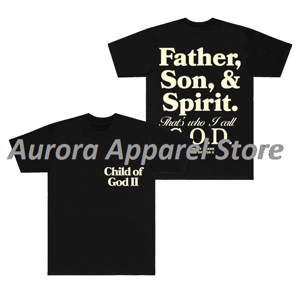 فورست فرانك الأب الابن والروح ميرش تي شيرت الشارع الشهير تأثيري النساء الرجال موضة Crewneck قصيرة الأكمام المحملة #2