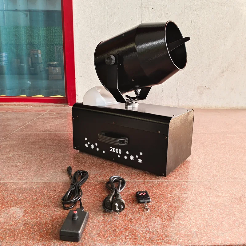 

Cinema Moving Head Snow Machine Factory Stage Simulation Snowfall Christmas Artificial Snow Machine Cross-Border Large Snowflake