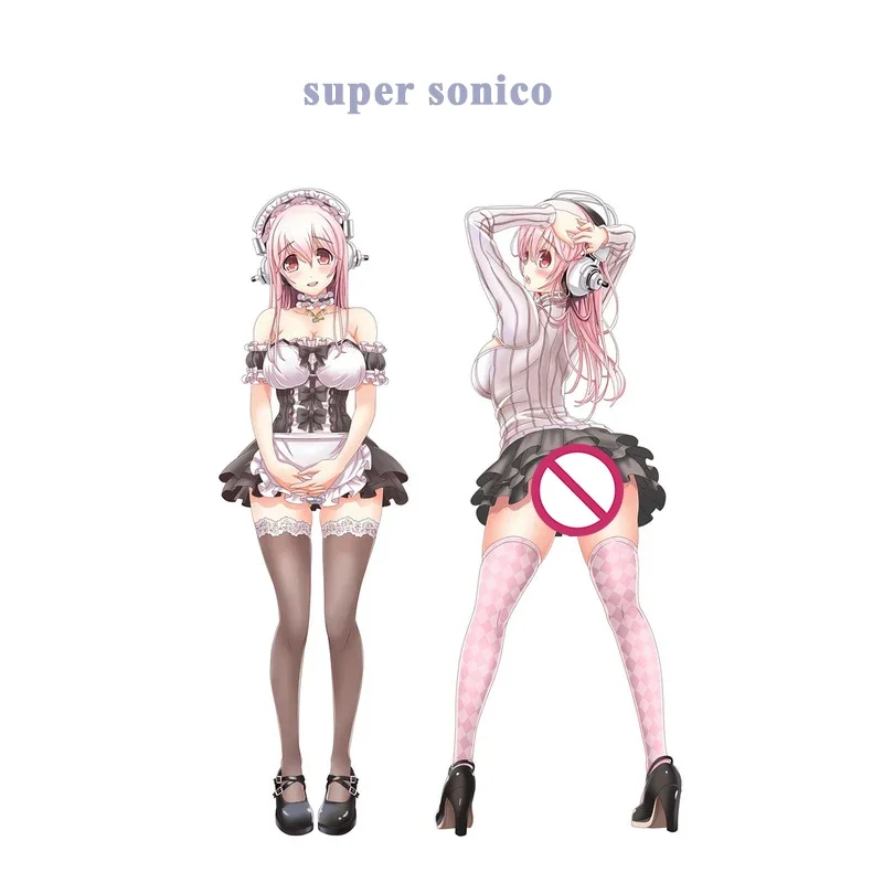 Dakimakura - SUPER SONICO THE ANIMATION - Double-sided Print Hugging Body Pillow Case Cushion Cover Gift