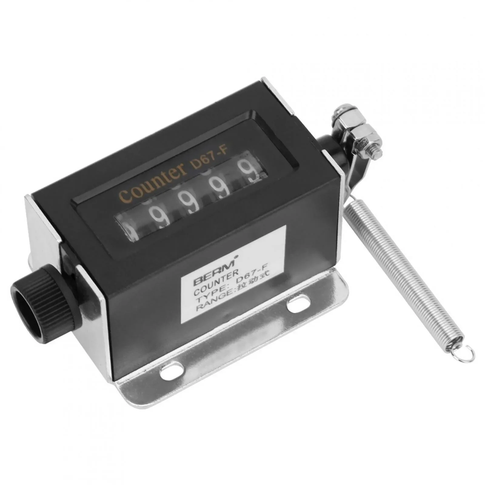 1pcs Brand New High Quality. Mechanical Counter 5 Digit Mechanical Counter D67-F Hand Pull Manual Stroke Tally