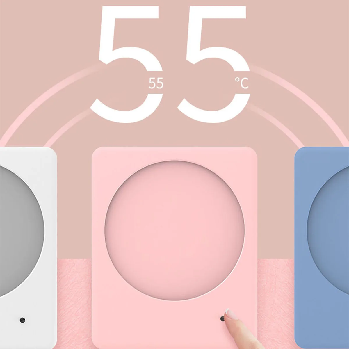 Mini calentador eléctrico inteligente con temporizador para el hogar y la Oficina, con temperatura constante de 55 pulgadas taza de café, calentador de botellas de agua