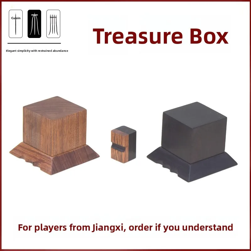 Caja de apuestas de madera de sequo, caja tradicional china para juegos de cartas, contenedor decorativo Shaanxi Ming Treasure para decoración del hogar