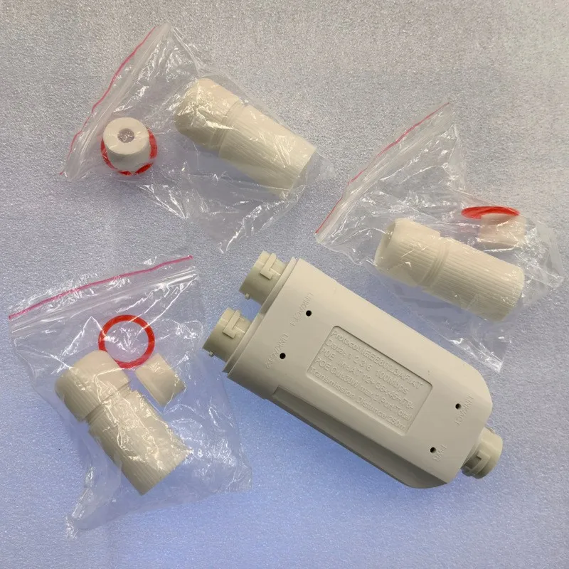 Extensor repetidor poe padrão elegante, extensor de extensão de vídeo de sinal de interruptor poe, extensor poe de 1 a 2, design padrão